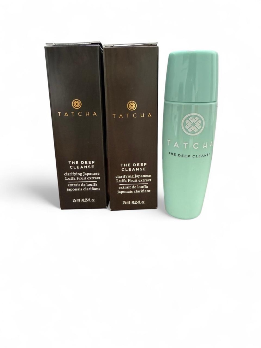 Tatcha The Deep Cleanse - Mint Green and Brown Packaging